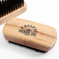 FQ marque en gros logo personnalisé poils de sanglier bambou brosse à barbe